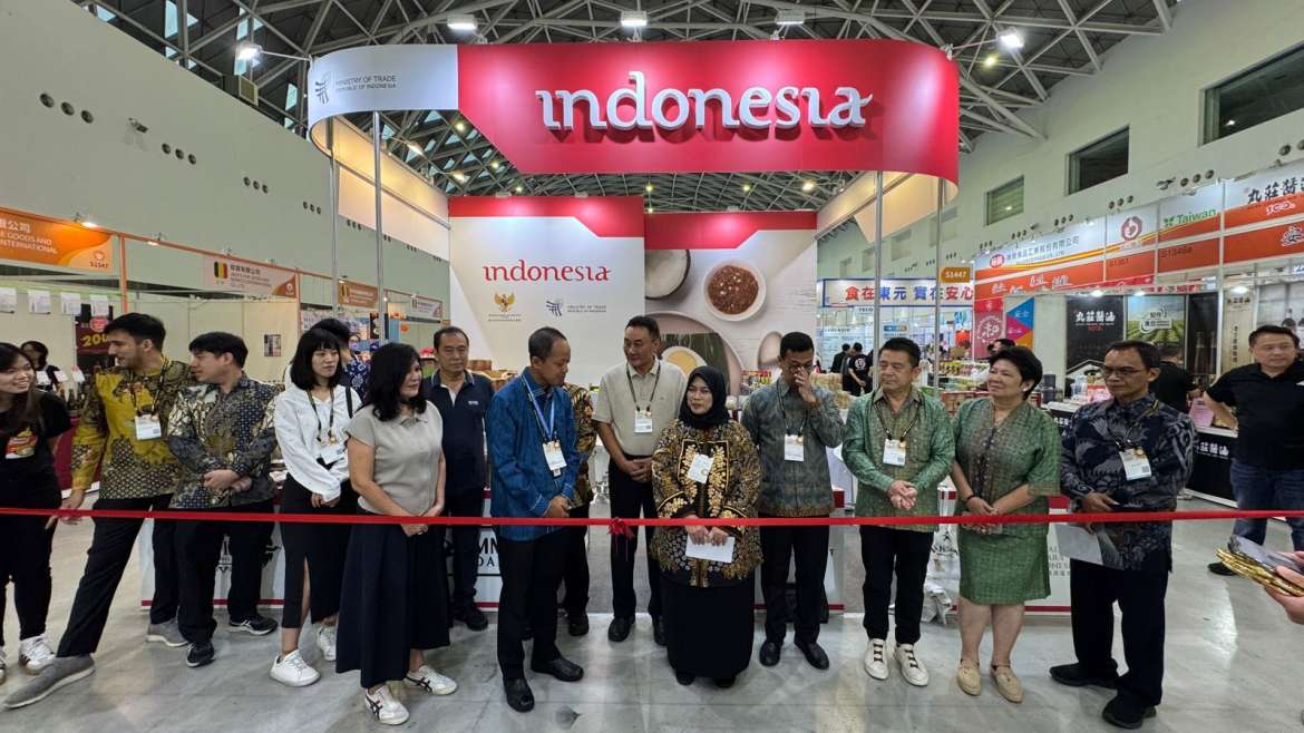 Dorong Ekspor Produk Makanan dan Minuman Indonesia: Paviliun Indonesia Resmi Dibuka di Taipei International Food Show 2024